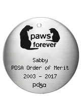 PDSA Tag for Sabby PDSA Order of Merit
